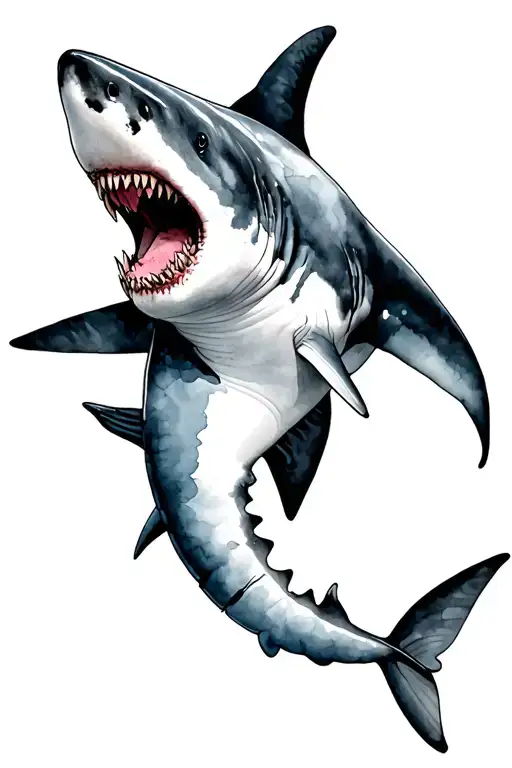 Shark Black And Grey