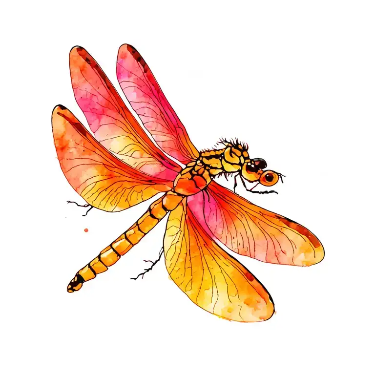Dragonfly Flying