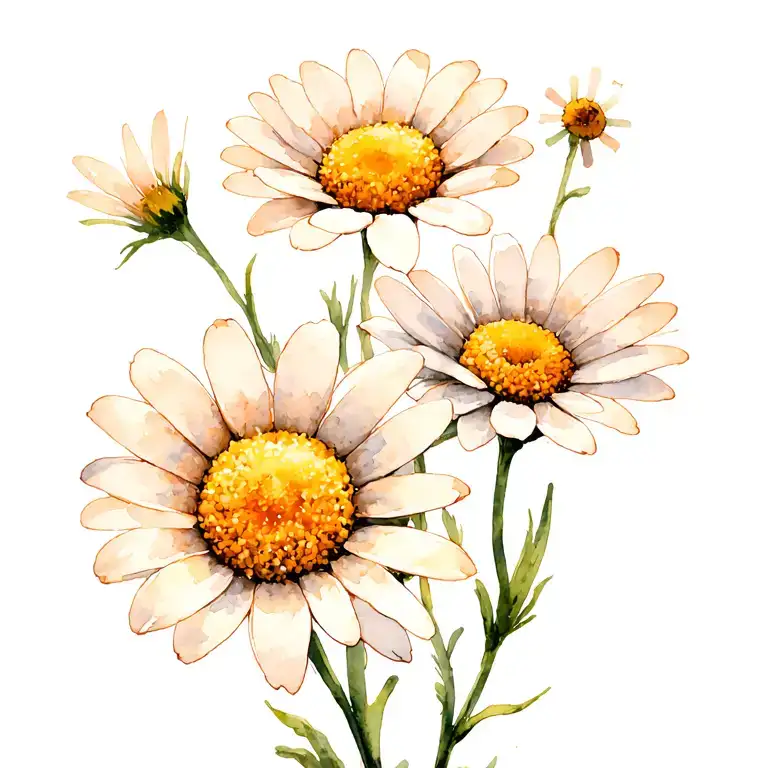 Daisy Flowers Wrapped