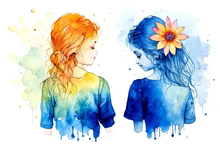 3 Tattoos Representing 1 Brother And Sister With