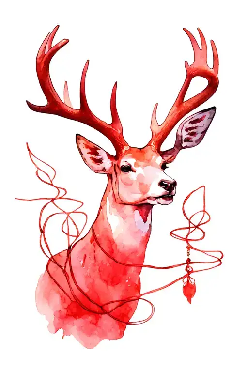 Antler Red String Of Fate