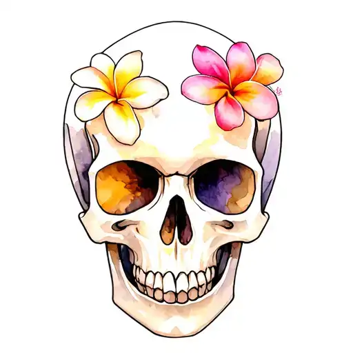 Frangipani Skull