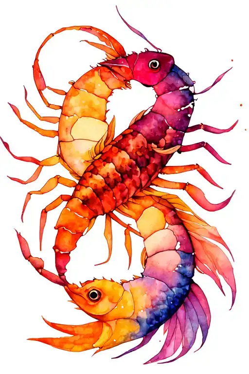 Pisces And Scorpio Combined Together