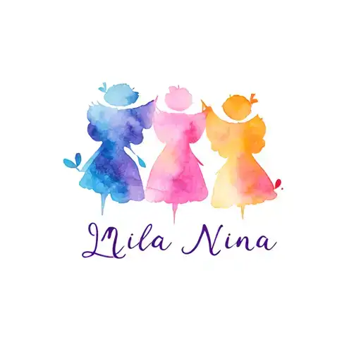3 Children Girls Livia Mila Nina Name