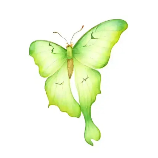 Luna Moth Resting
