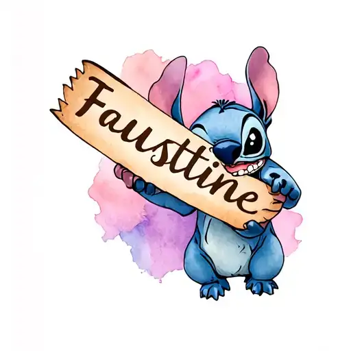 Stitch Holding The Word Faustine