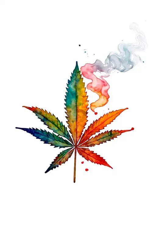 Gorilla Smoking Weed