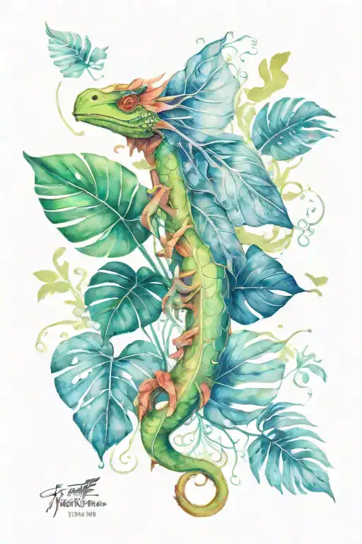 Monstera Mushroom Dragon