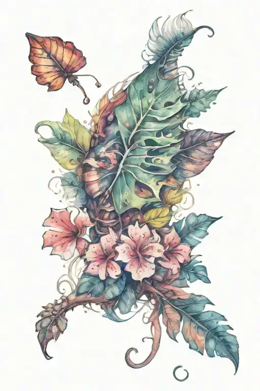 Monstera Mushroom Dragon