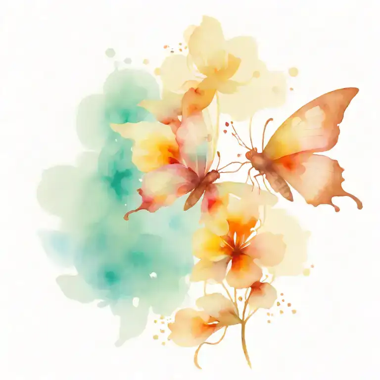 Flower Butterfly Emerging