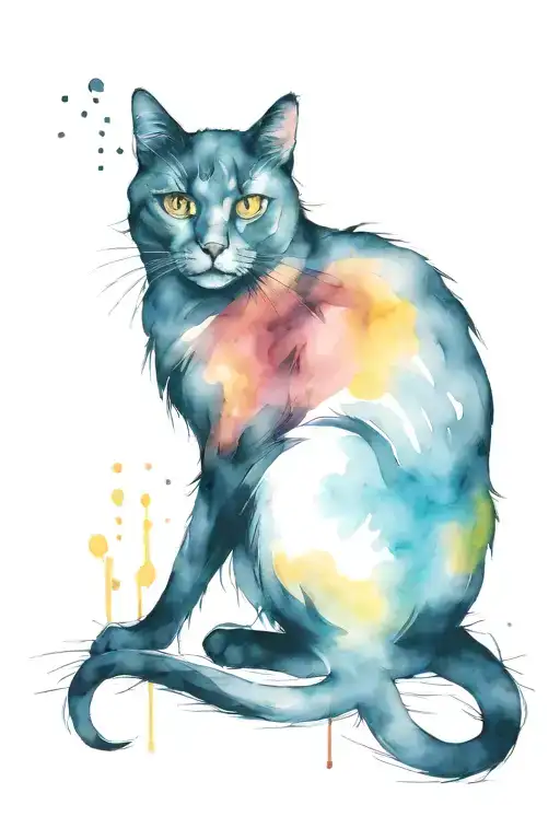 Bad Black Cat Sitting