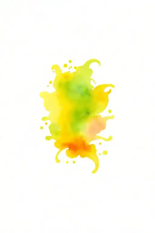 Pascal Chameleon Watercolor Background