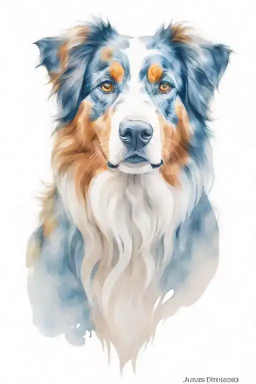 Merle Australian Shepherd Dog