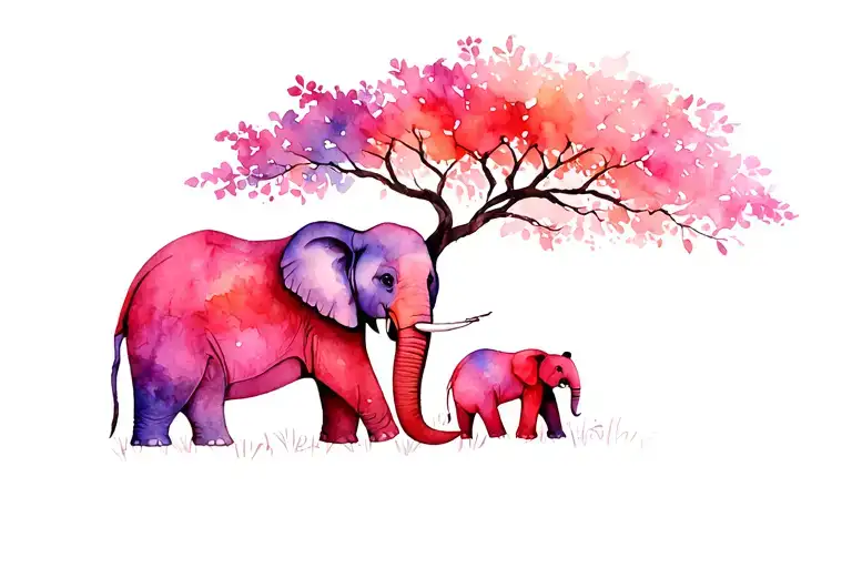 Elephant And Panda Family Tree