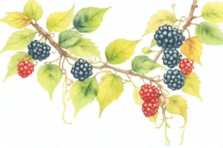 Black Berry Bush