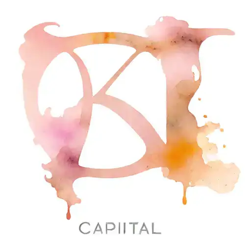 Capital B Letter In Pink Color