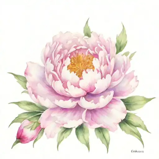 Peony And Bible Verse