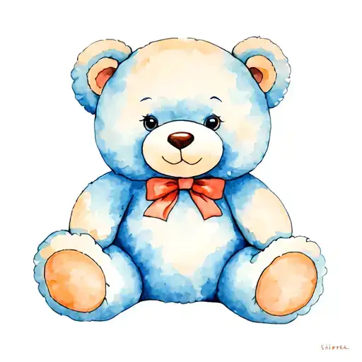 Blue Teddy Bear