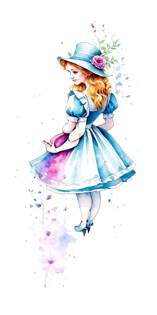 Alice In Wonderland Sleeve