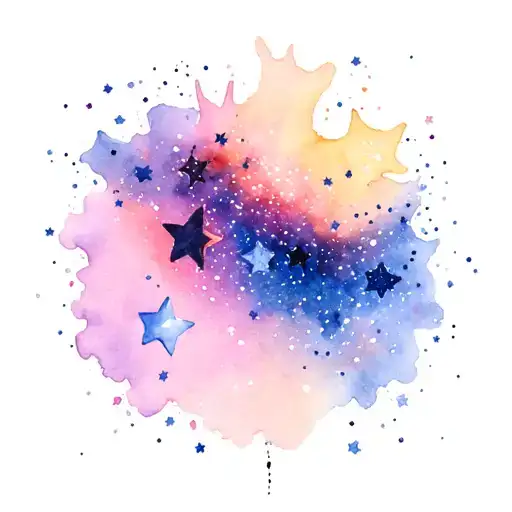 Galaxy Filled With Stars