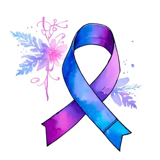 Fuck Cancer With Ribbon