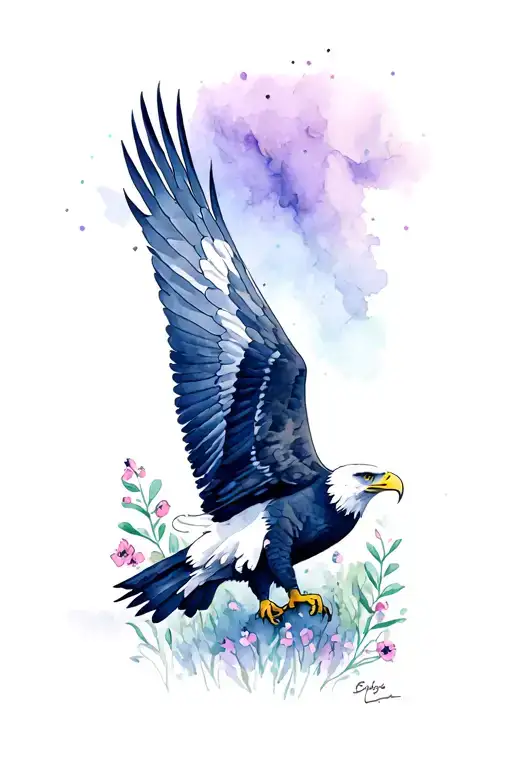 Outdoor Scene Featuring An Eagle