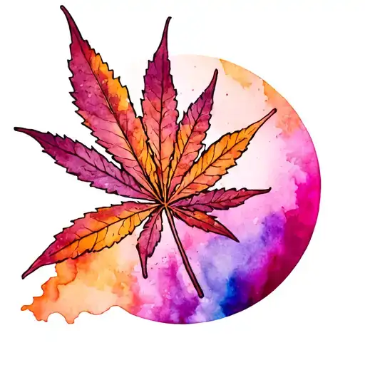 Cannabis Leaf Modern