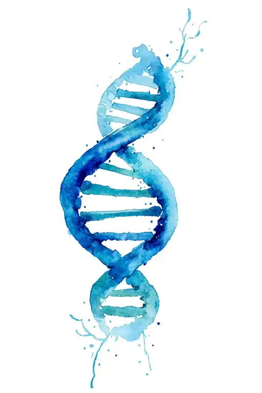 Dna Watercolor Style