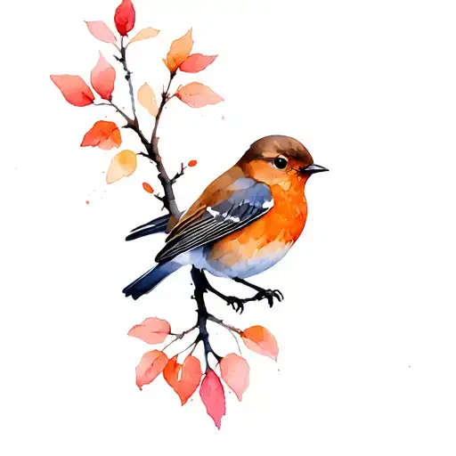 Robin On A Branch Simple Design