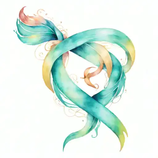Pheonix Cancer Ribbon