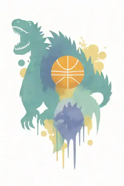 Basketball Seven Deadly Sins Heart American English Gothic Characters Aboriginal Totems Godzilla