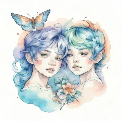 Gemini Boy Twins Cute