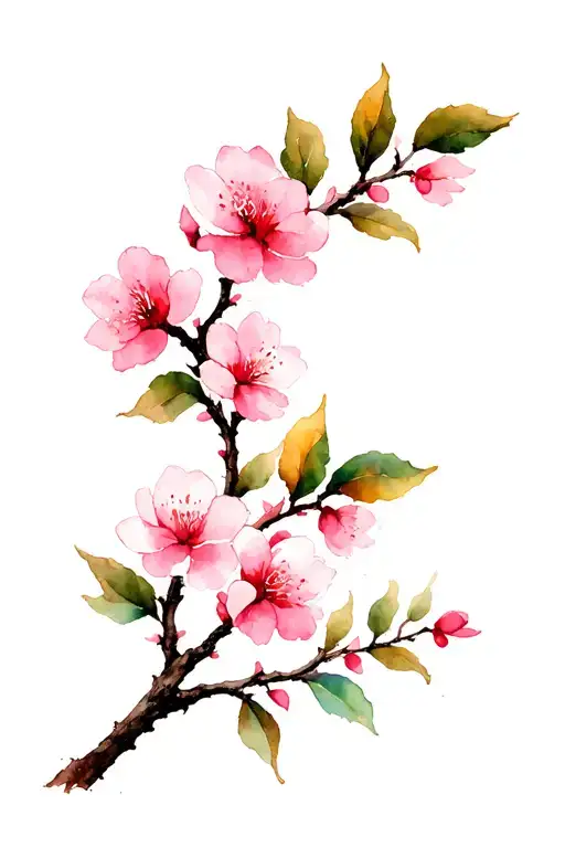 Cherry Blossom Tree Branches