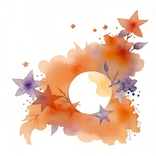 Stars Moon And Lavander