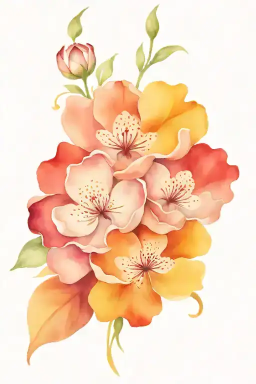 Love Flowers Intertwined