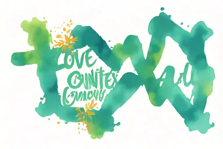 Love Conquers All And Let Us Yield To Love - Latin Phrase