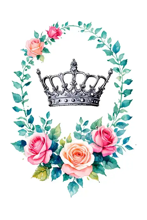 Crown And Roses