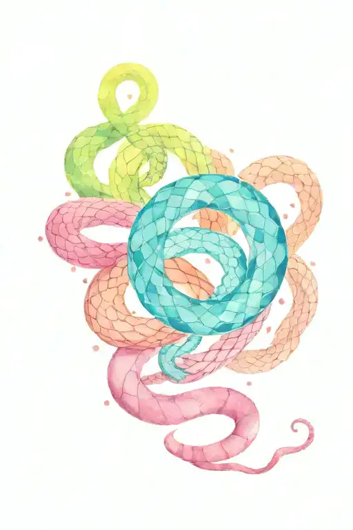 Taylor Swift Snake Intertwined