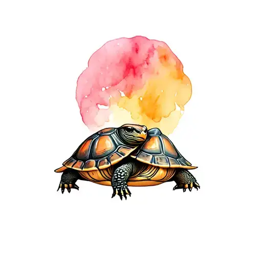 Box Turtle Kissing Each Other