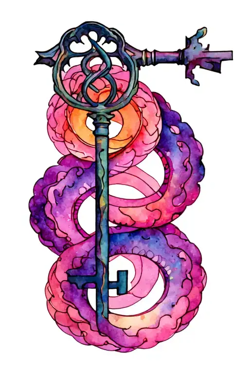 Symbols Of Hekate Serpent And Key Symbolizing