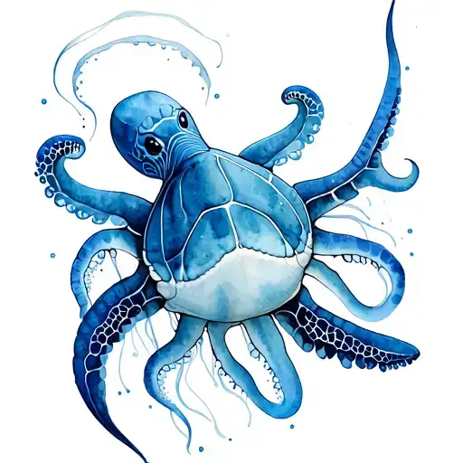 Shark Turtle Octopus Jellyfish