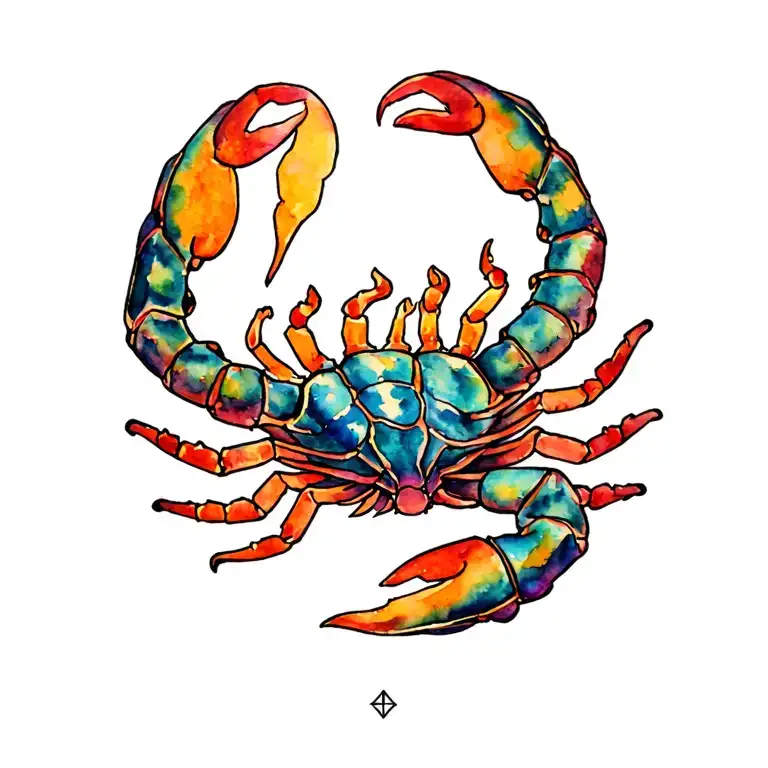 Scorpio Zodiac Sign Intertwined