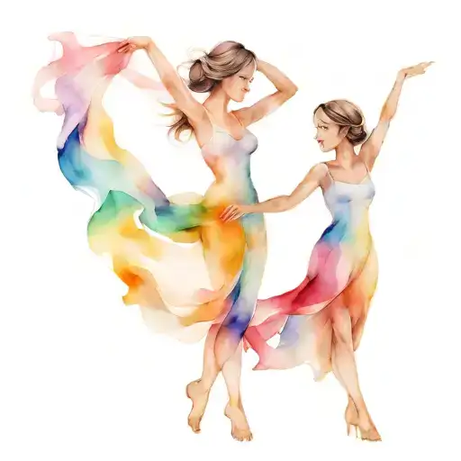 Son And Daughter Dancing