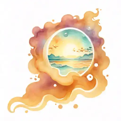 Ocean And Universe Mixed