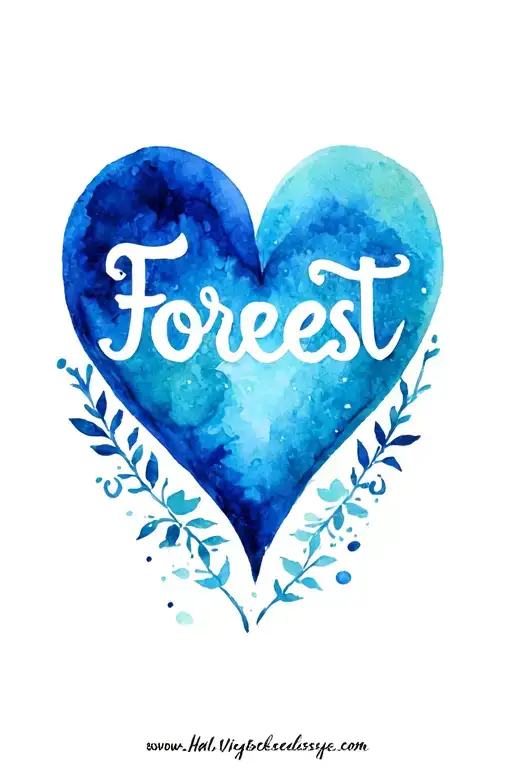 A Heart And The Word Forrest Themed Half Sleeve