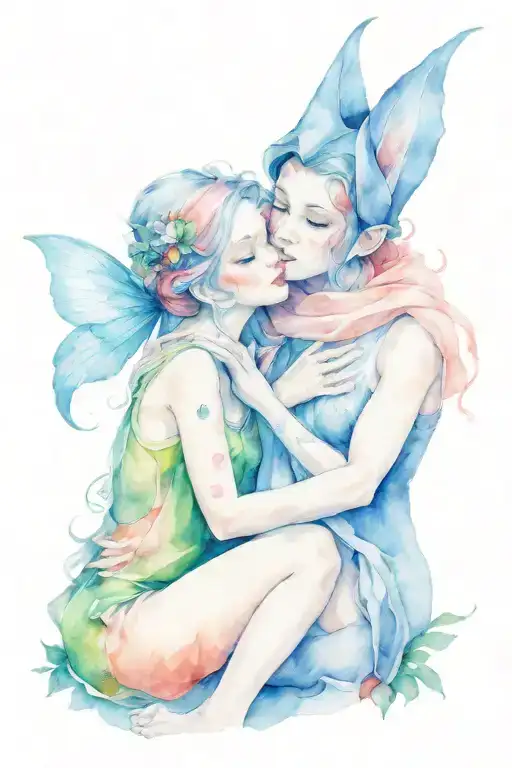 Fariy And Gnome Woman