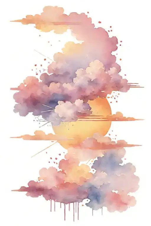 Sun Rays Breaking Through Clouds