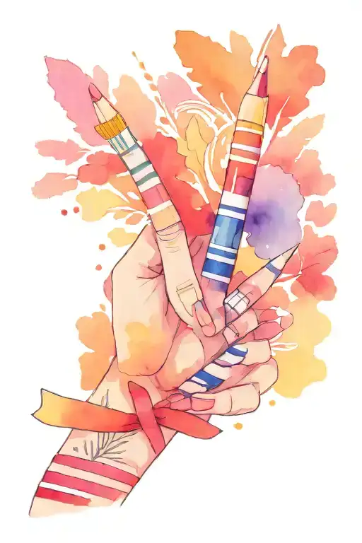 Cute Crayon Arm Patches