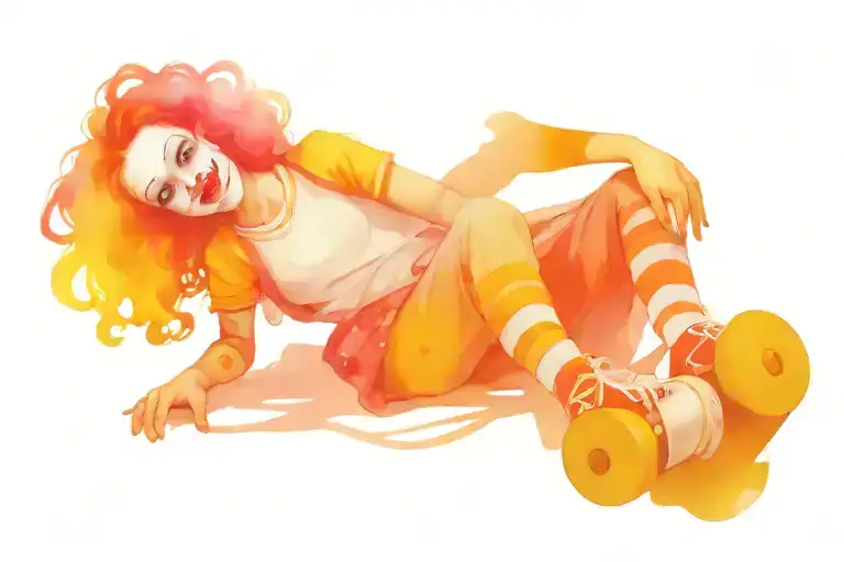 Clown Skater Girl