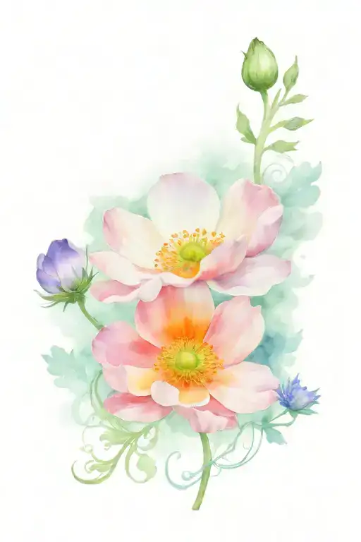 Anemone And Lace And Mushrooms And Eternity